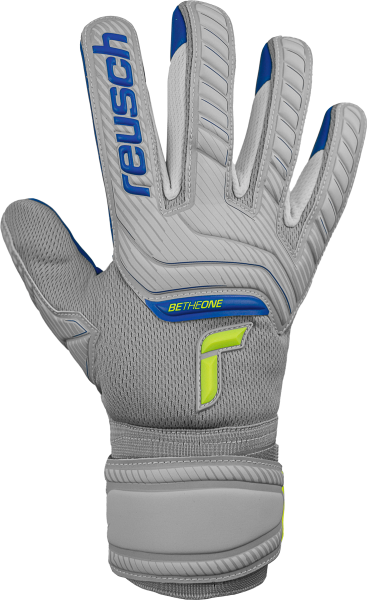 Reusch Attrakt Grip Evolution 5270825 6006 yellow grey front